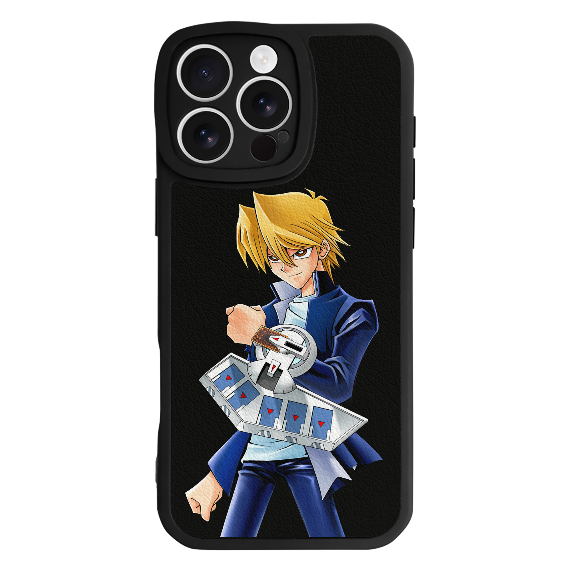 遊☆戯☆王 Yu-Gi-Oh! 【iPhone 16シリーズ対応】シリコンスマホケース（レザー調） 材質：シリコン